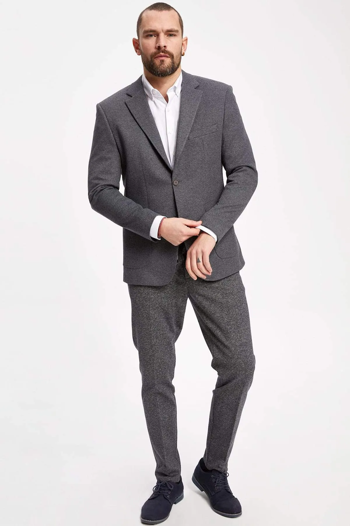 11750 Grey Mens Blazer Jacket