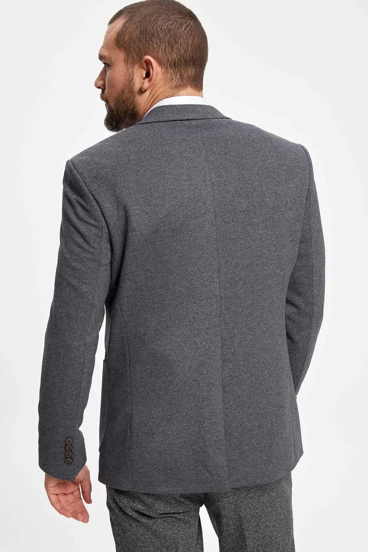 11750 Grey Mens Blazer Jacket