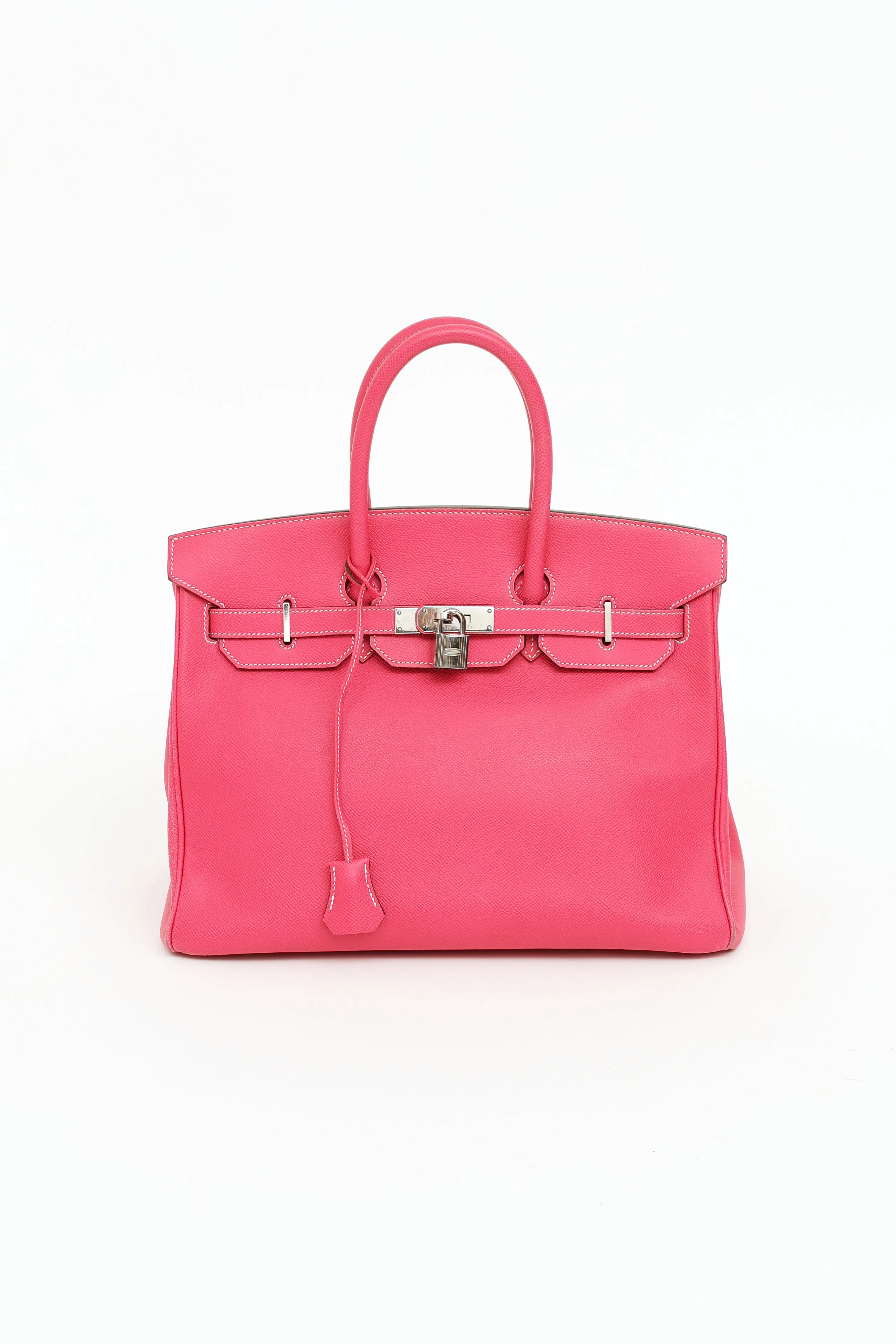 2013 35 Birkin Rose Tyrien Rubis Epsom Leather Bag