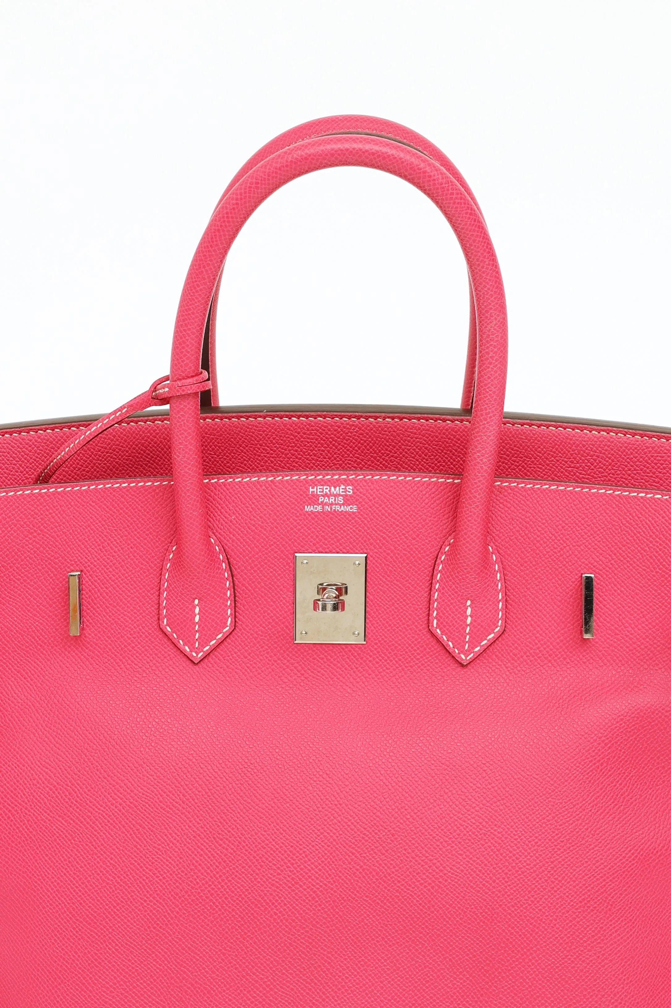 2013 35 Birkin Rose Tyrien Rubis Epsom Leather Bag