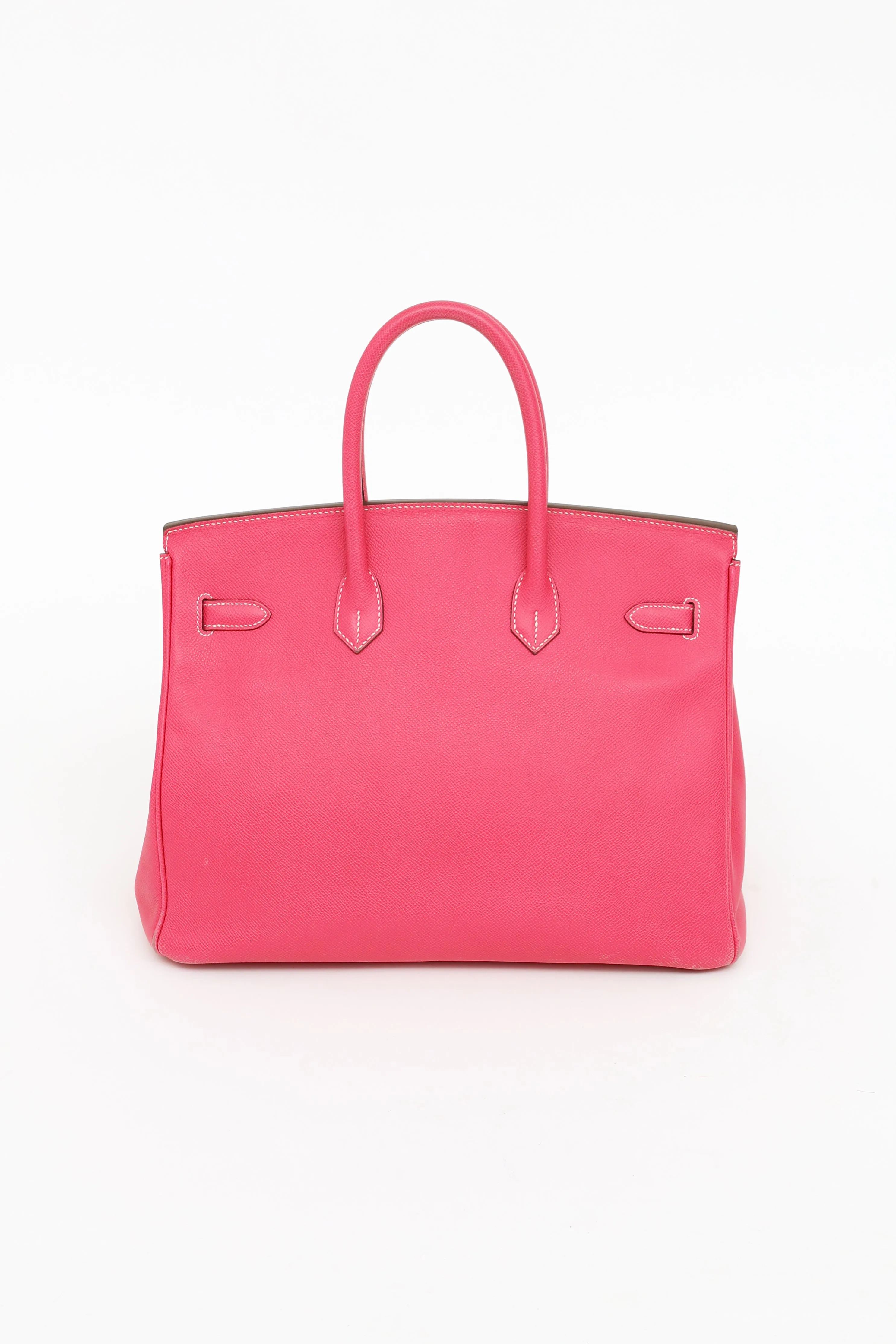 2013 35 Birkin Rose Tyrien Rubis Epsom Leather Bag