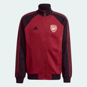 Adidas 2022 Arsenal Anthem Jacket - Noble Maroon-Black