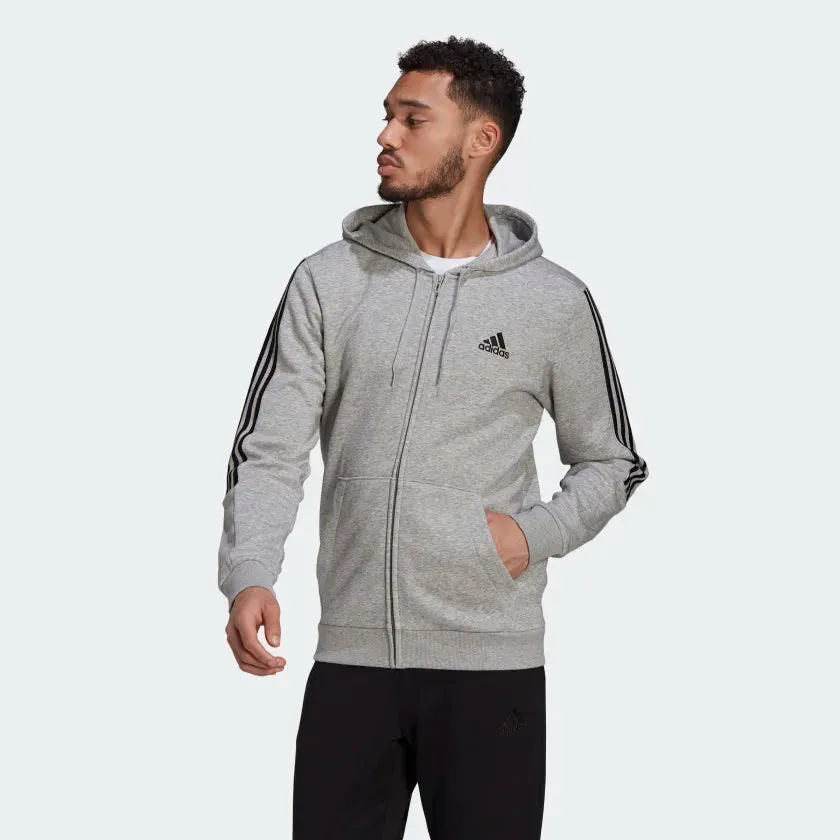 Adidas Mens Fleece 3-Stripes Track Jacket