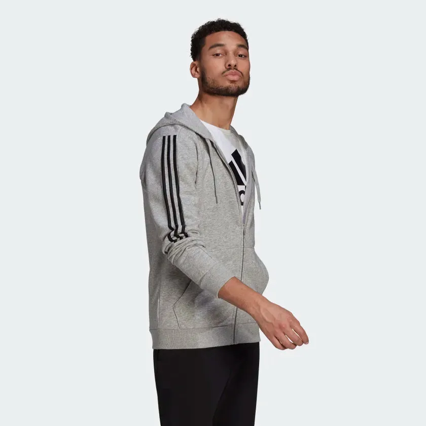 Adidas Mens Fleece 3-Stripes Track Jacket