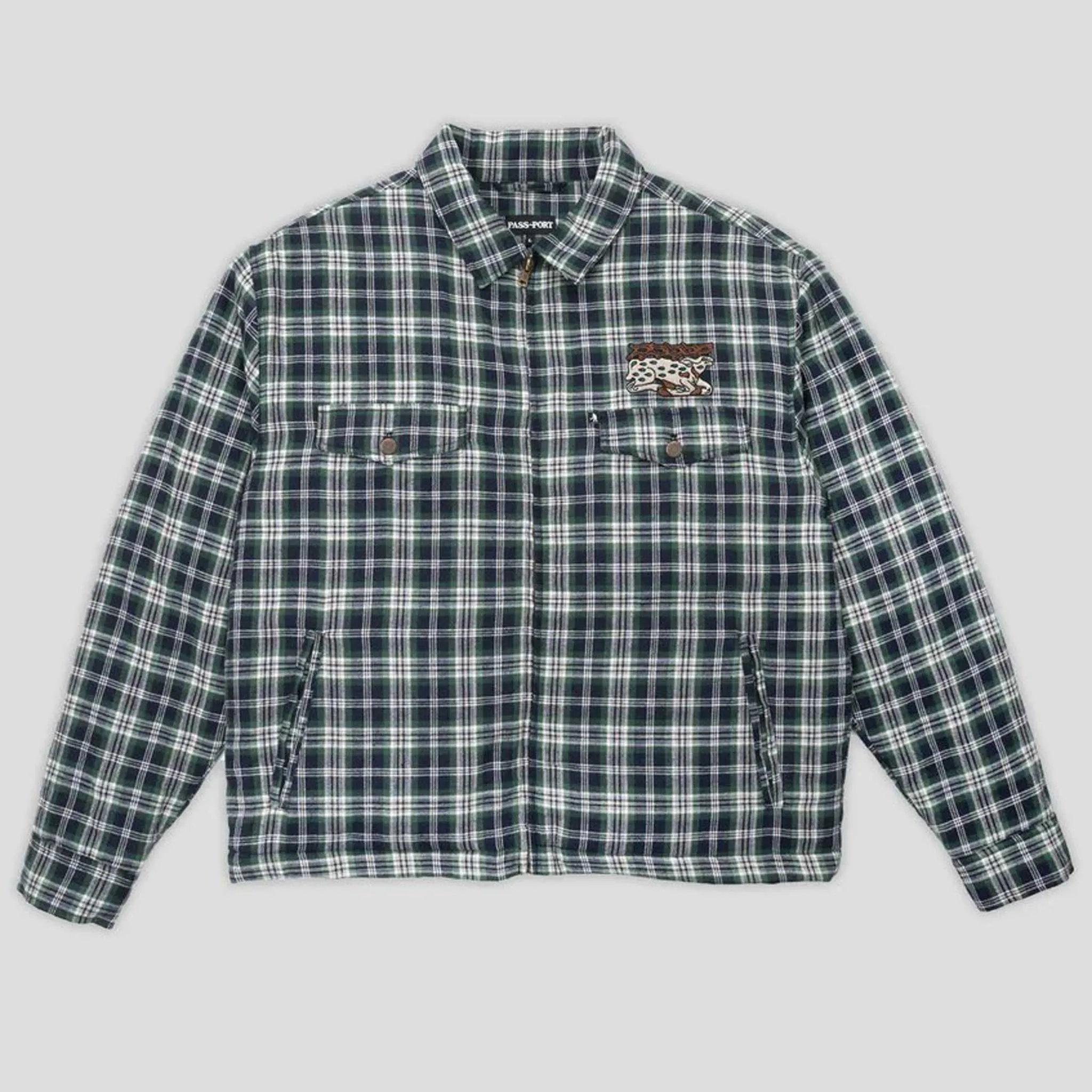 Antler Zip Flannel Jacket