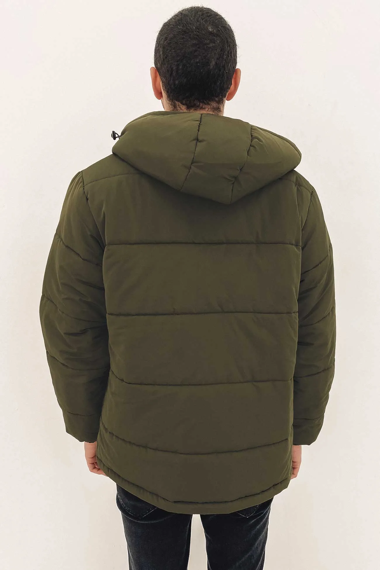 Aurora Hooded Puffa Jacket Flight Green