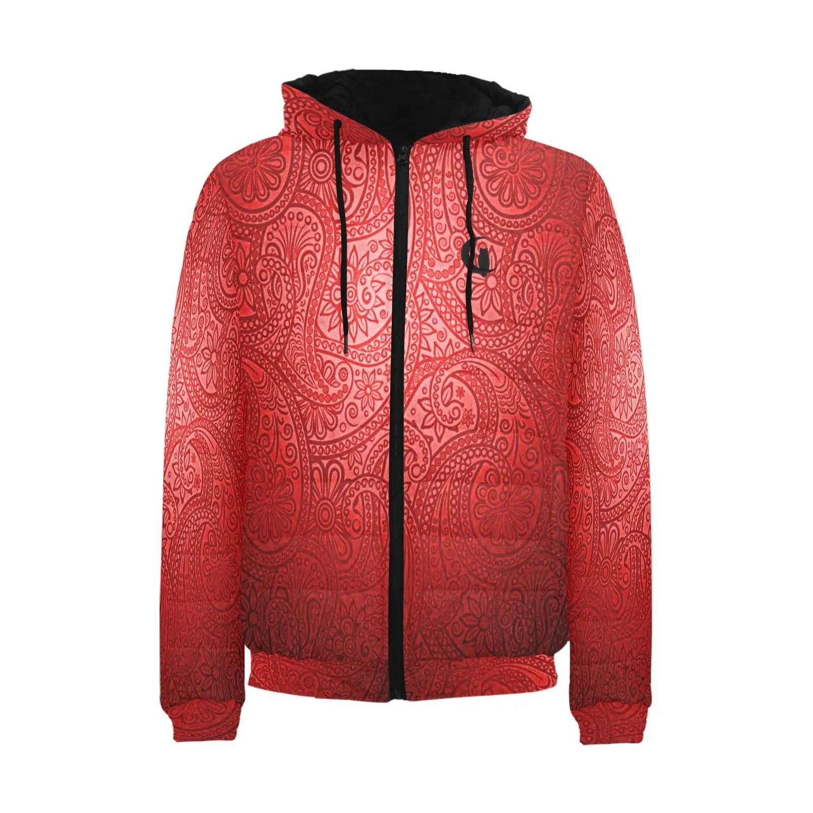 BANDANA LUXURY Bs UP PADDED HOODIE JACKET