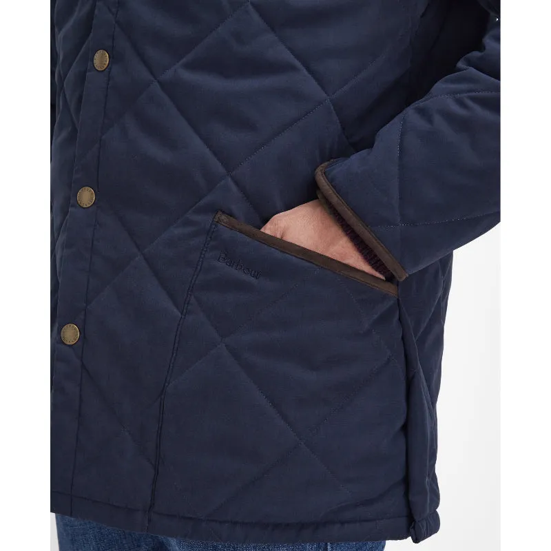 Barbour Country Liddesdale Quilted Mens Jacket - Navy