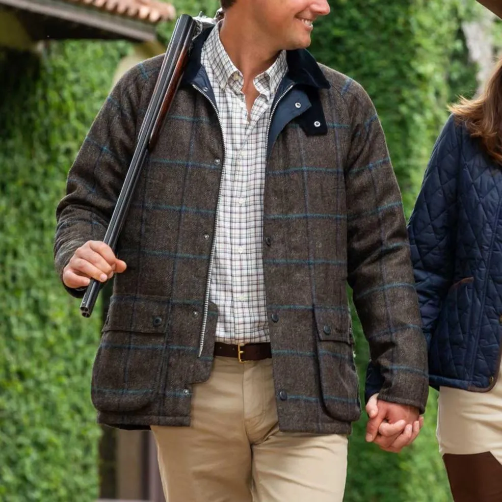 Barbour Men's Bedale Check Wool Jacket