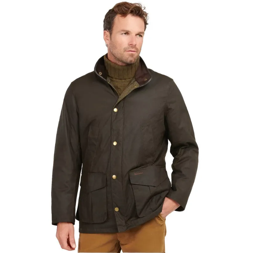 Barbour Mens Hereford Wax Jacket Rustic