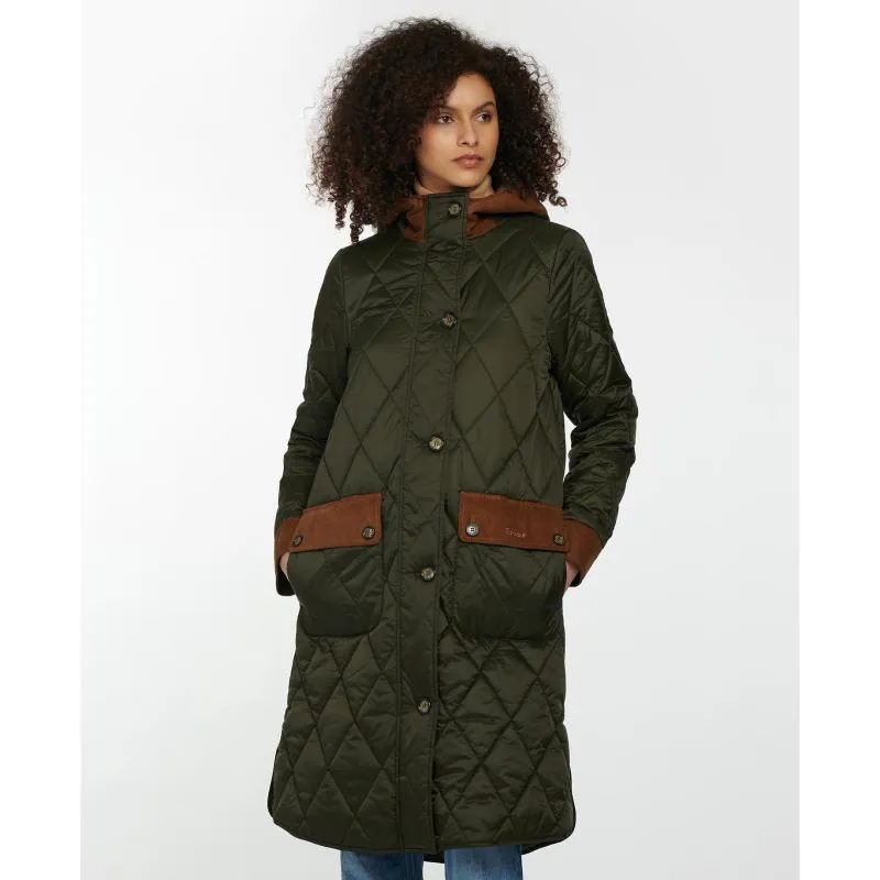 Barbour Mickley Ladies Quilted Coat - Sage/Ancient