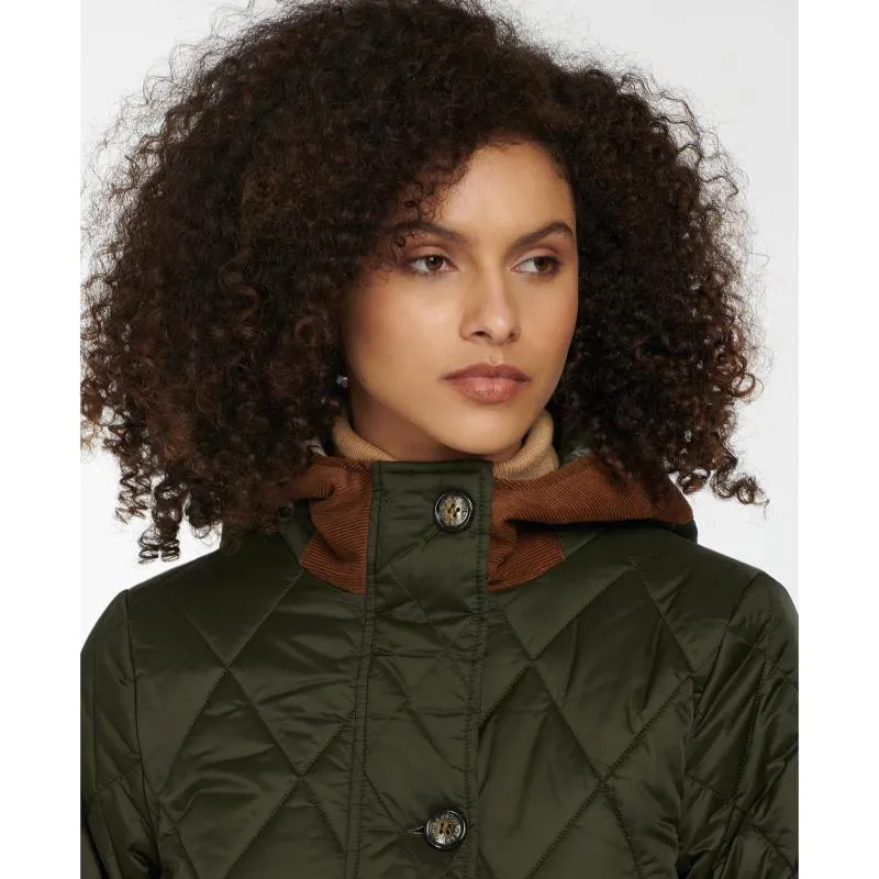 Barbour Mickley Ladies Quilted Coat - Sage/Ancient