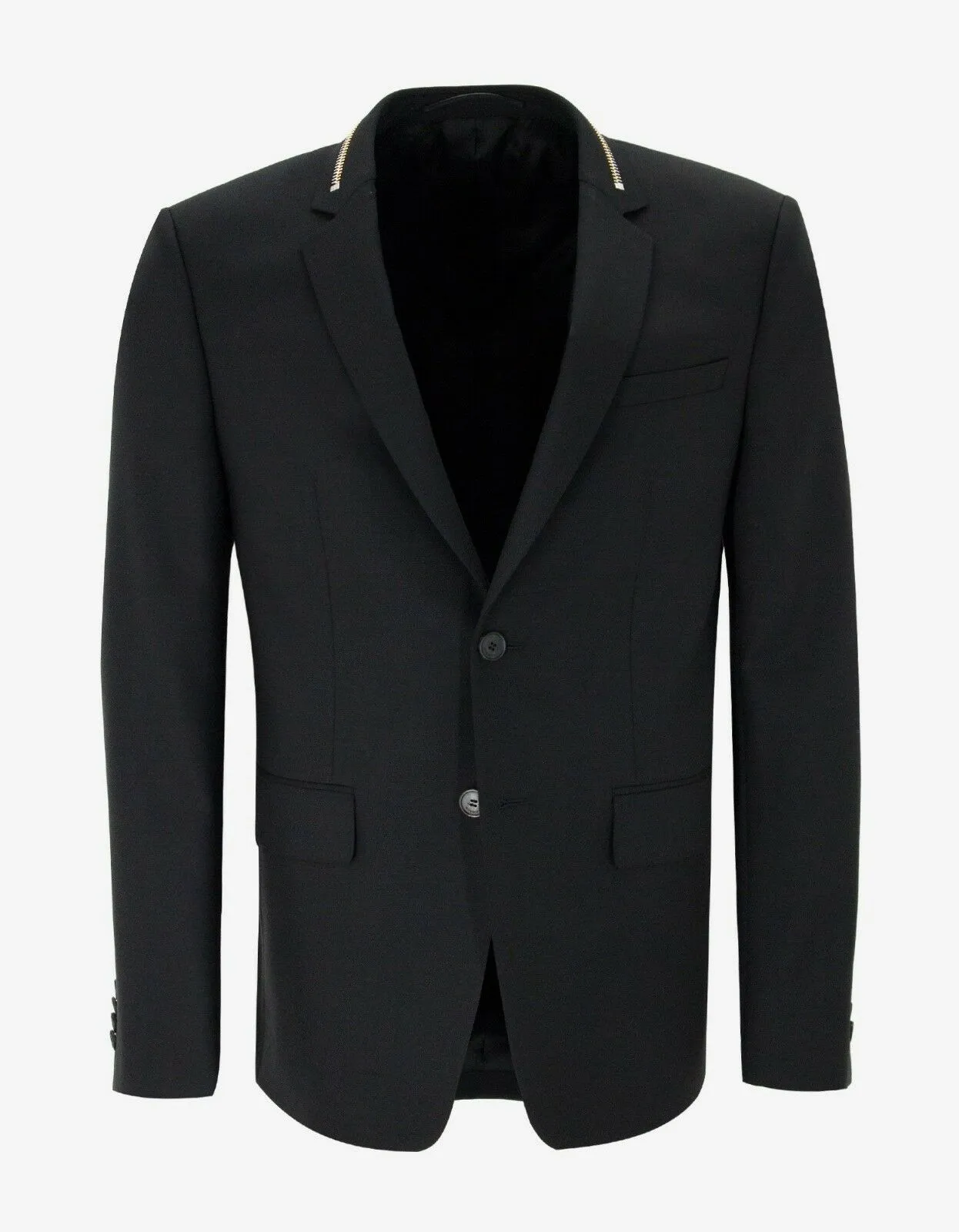 Black Blazer with Zip Embellishment