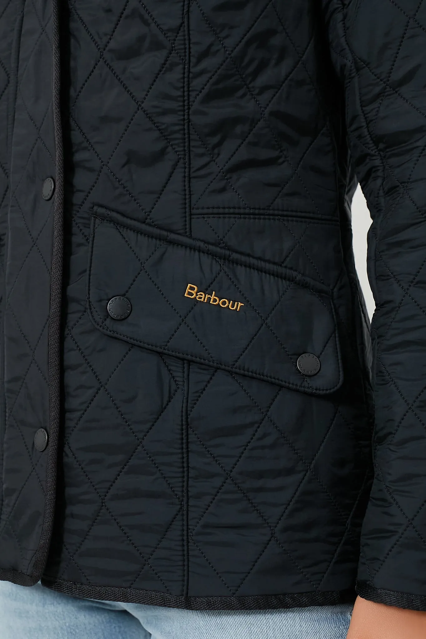 Black Cavalry Polarquilt Jacket