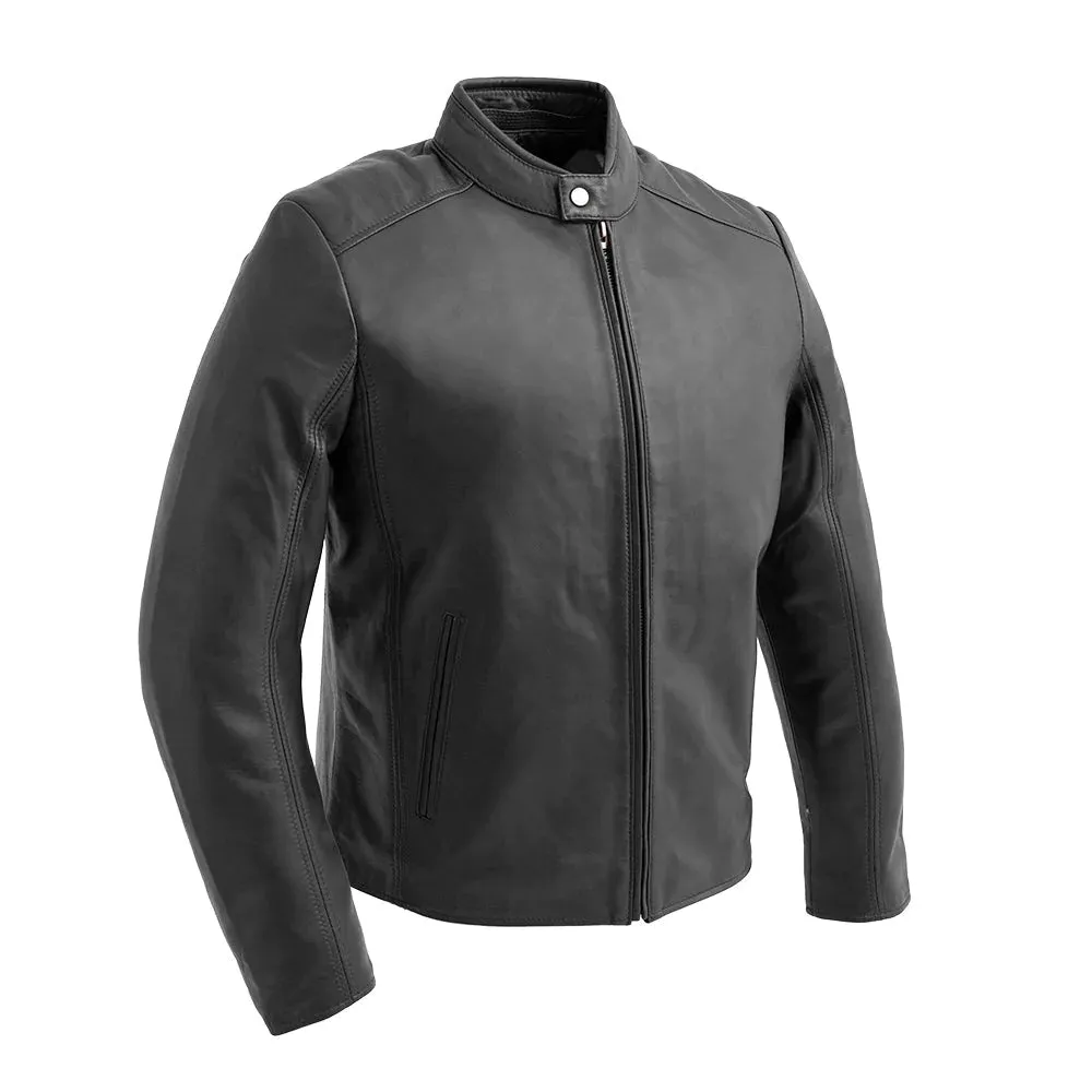 Blake Mens Leather Jacket Black