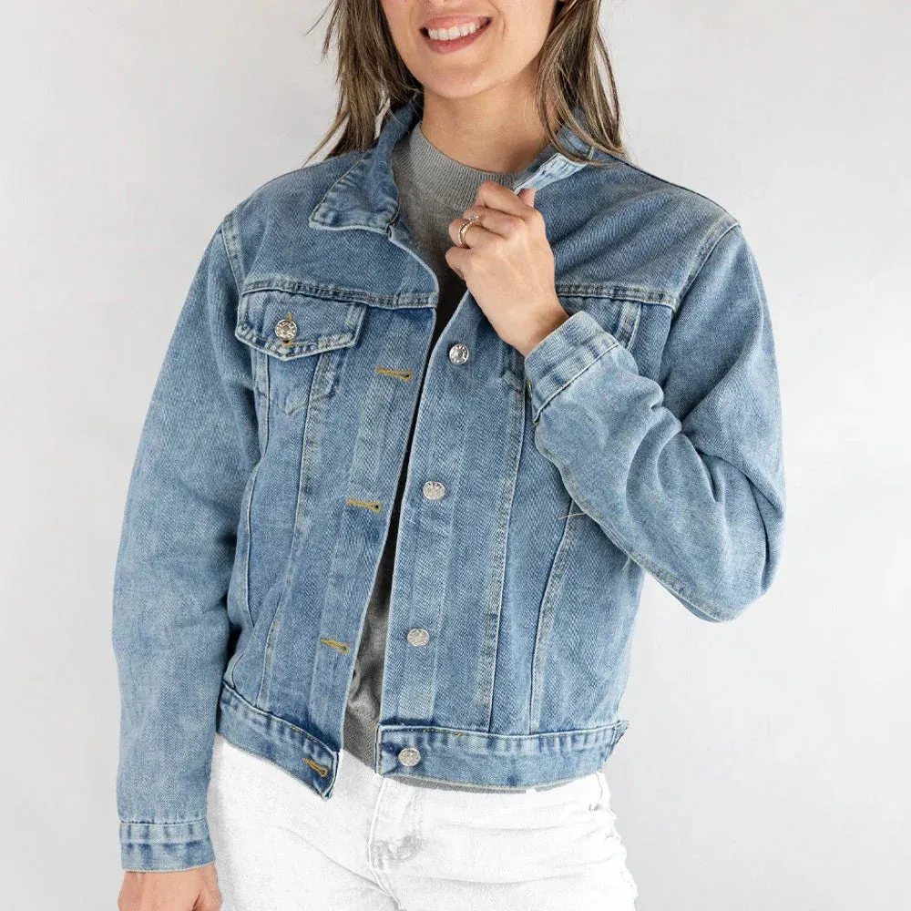 (Blue Denim) Bachelorette Party Denim Jackets