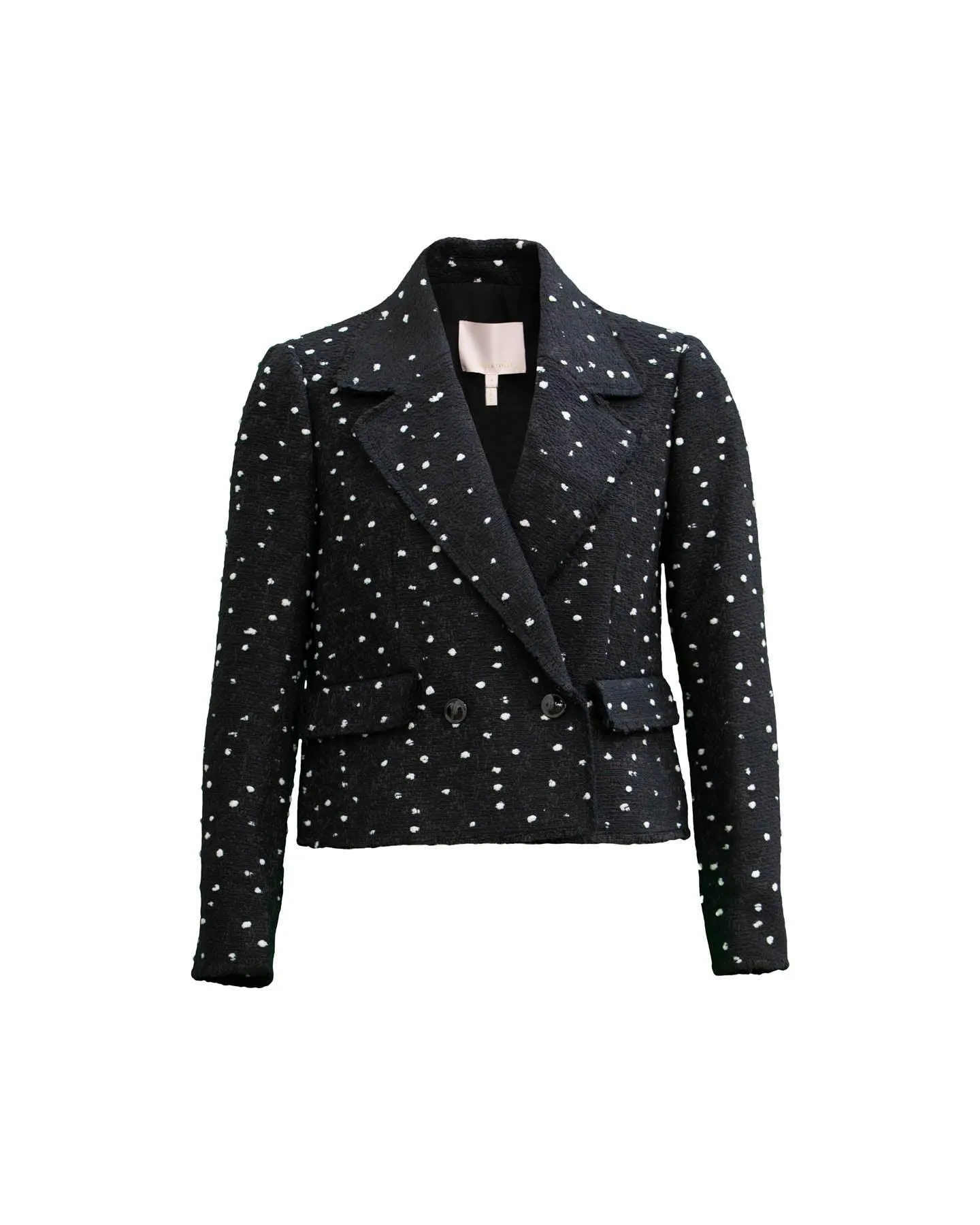 Boucle Dot Tweed Blazer