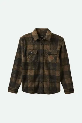 Bowery Arctic Stretch L/S Fleece - Burro Brown/Black Plaid