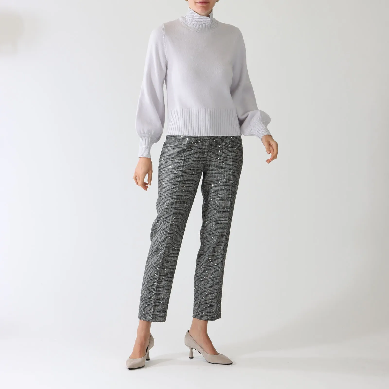 Brina Pure Cashmere Polo Neck Sweater