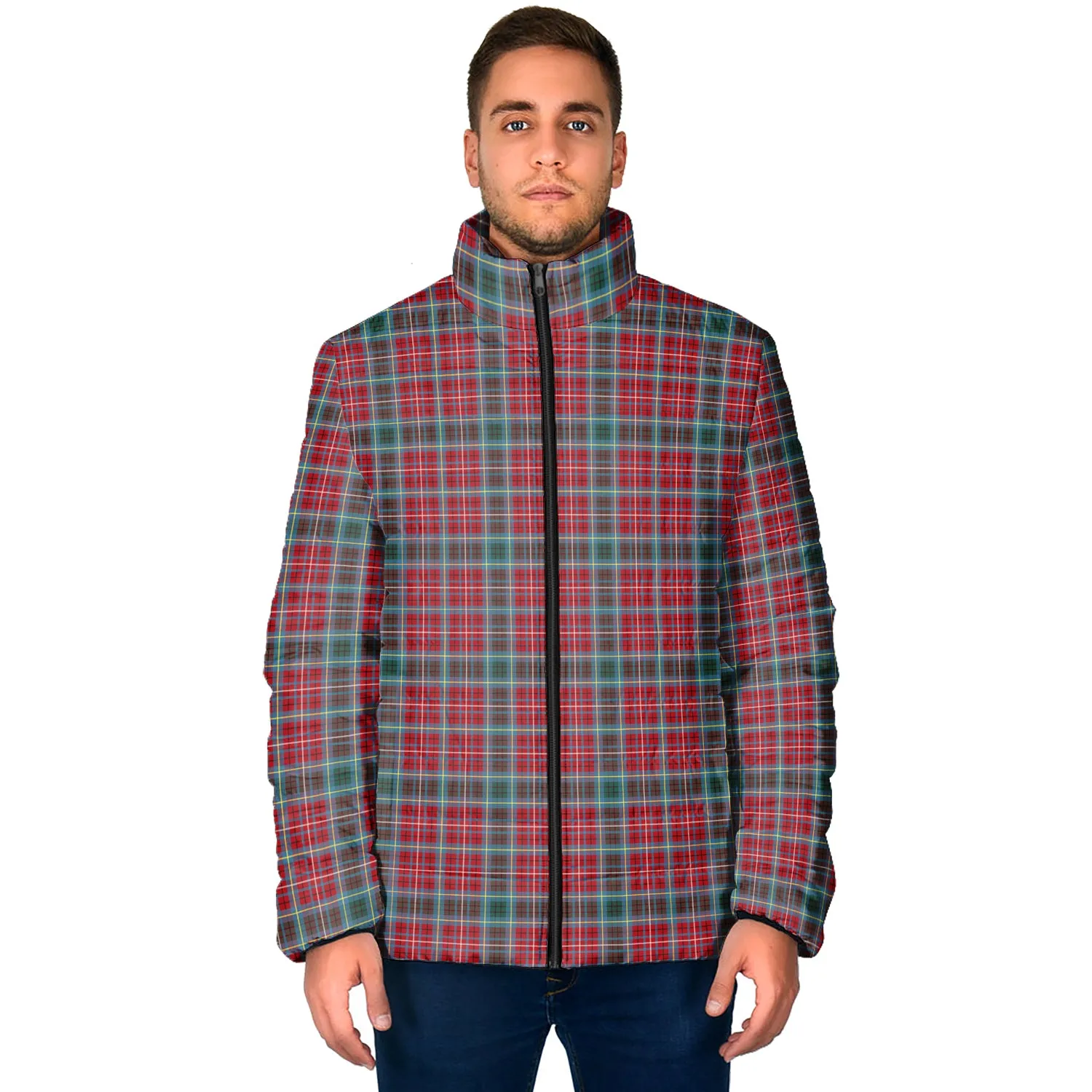 British Columbia Province Canada Tartan Padded Jacket