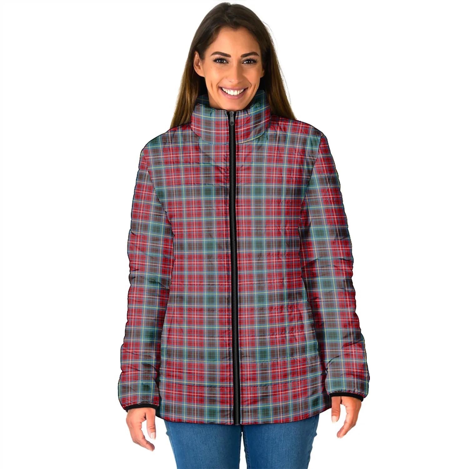 British Columbia Province Canada Tartan Padded Jacket