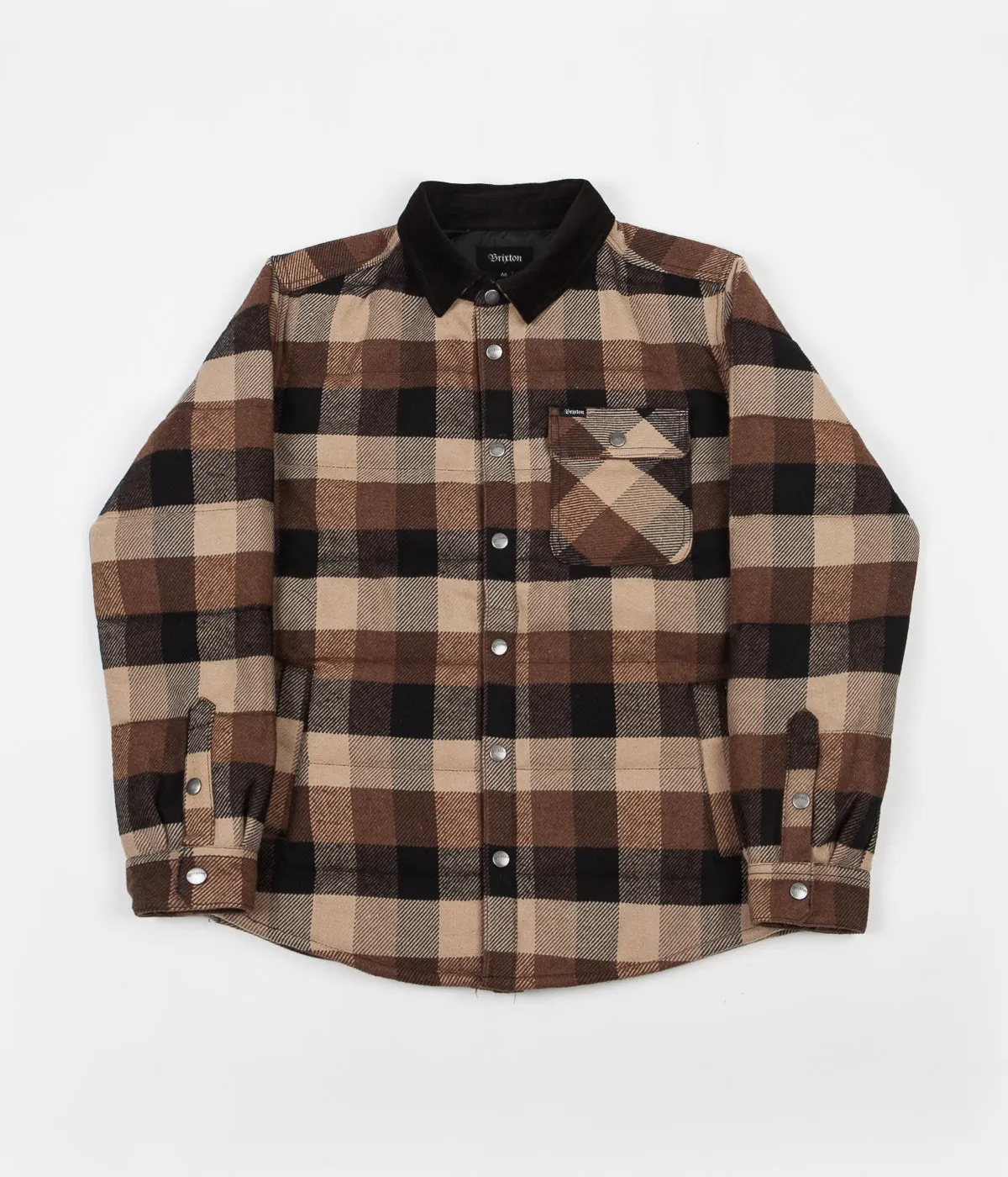 Brixton Cass Jacket - Black / Brown