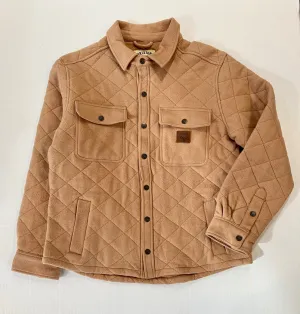 Brixton X Coors Cass Quilted Fleece Jacket - Brown