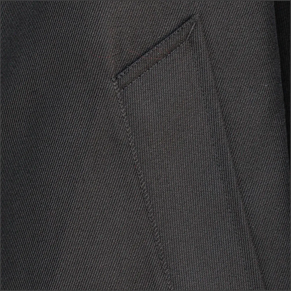 Brook Taverner Black Whip Cord RainCoat.--