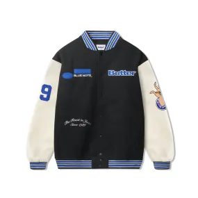 Butter Goods / Blue Note Varsity Jacket Navy / Cream