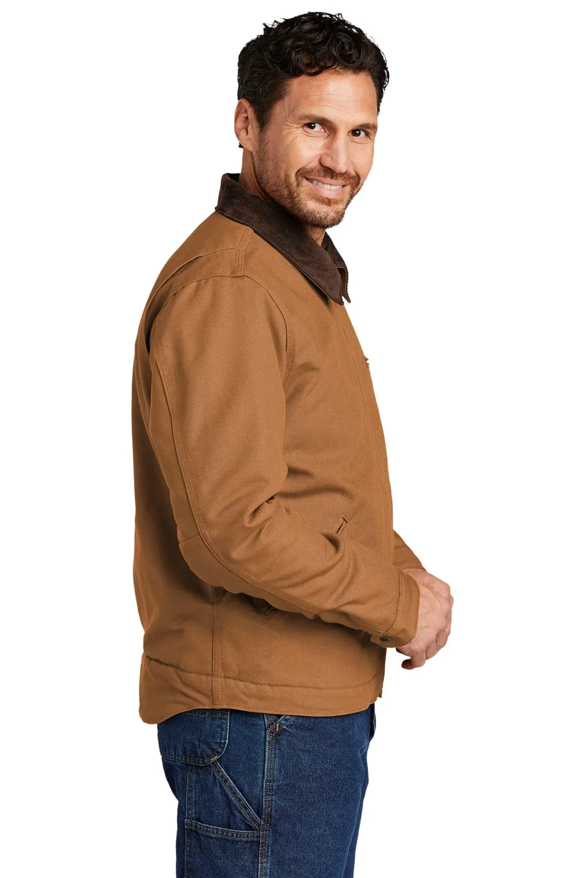 Carhartt Duck Detroit Branded Jackets, Carhartt Brown