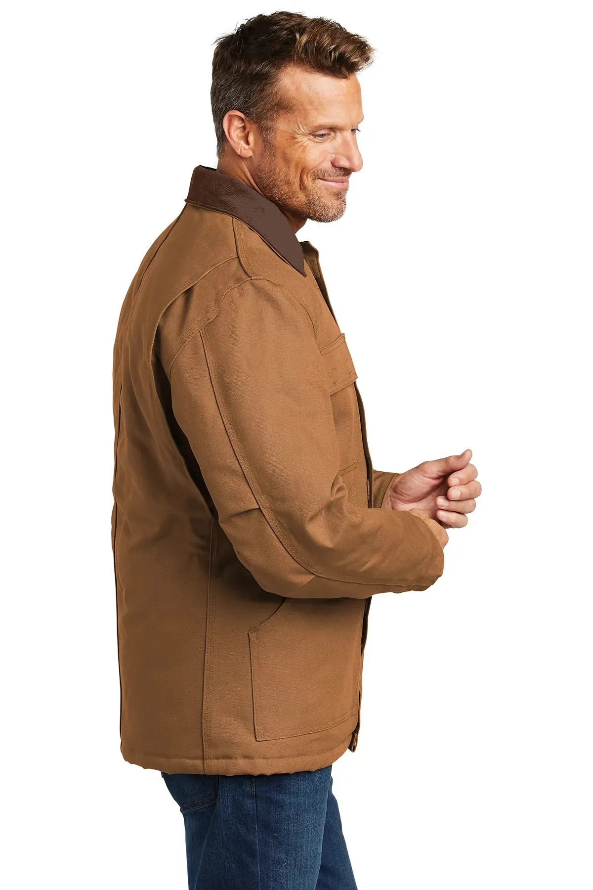 Carhartt Duck Traditional Customized Coats, Carhartt Brown