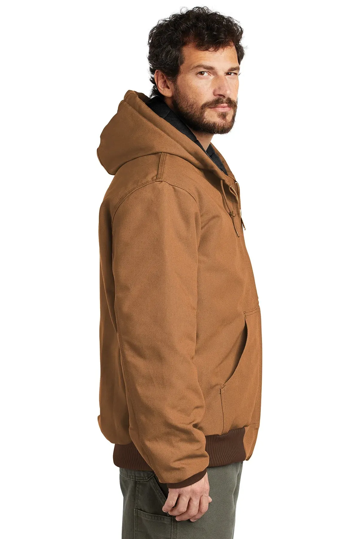 Carhartt Tall Flannel-Lined Duck Custom Jackets, Carhartt Brown