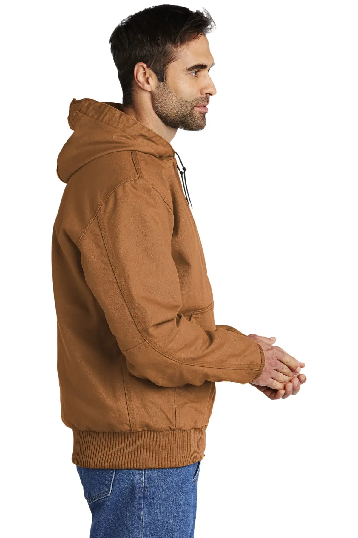 Carhartt Tall Washed Duck Custom Jackets, Carhartt Brown