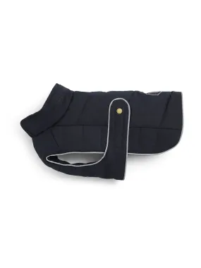 Charlotte Padded Dog Coat - Navy