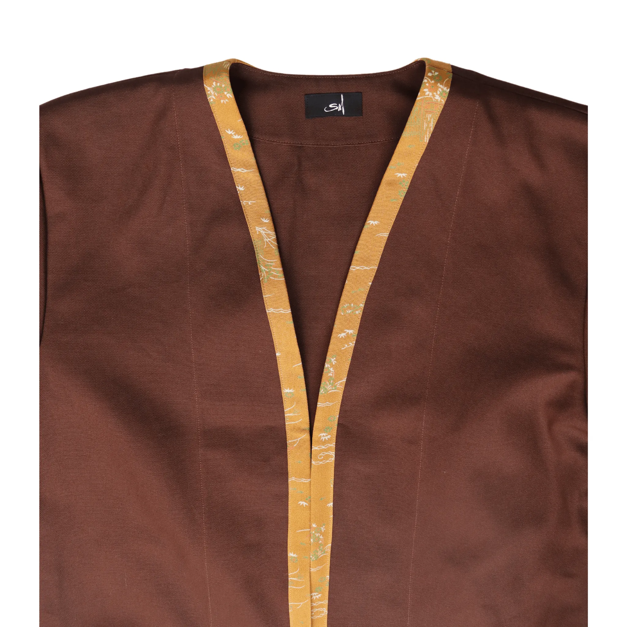 Chocolate Brown-Kimono Jacket(Brown)