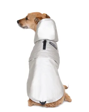 Cold Front Dog Raincoat in Silver (FINAL SALE)