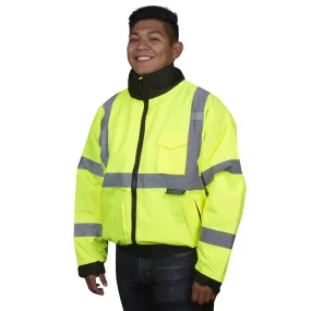 Cordova Reptyle Bomber Quilted Hi Vis Jacket - Zipper Closure Type R Class 3  J22