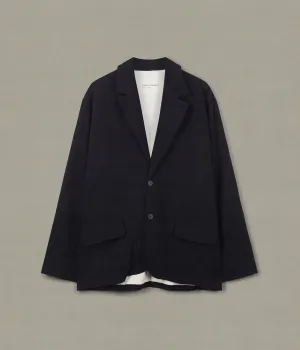 Cotton Blazer, Black