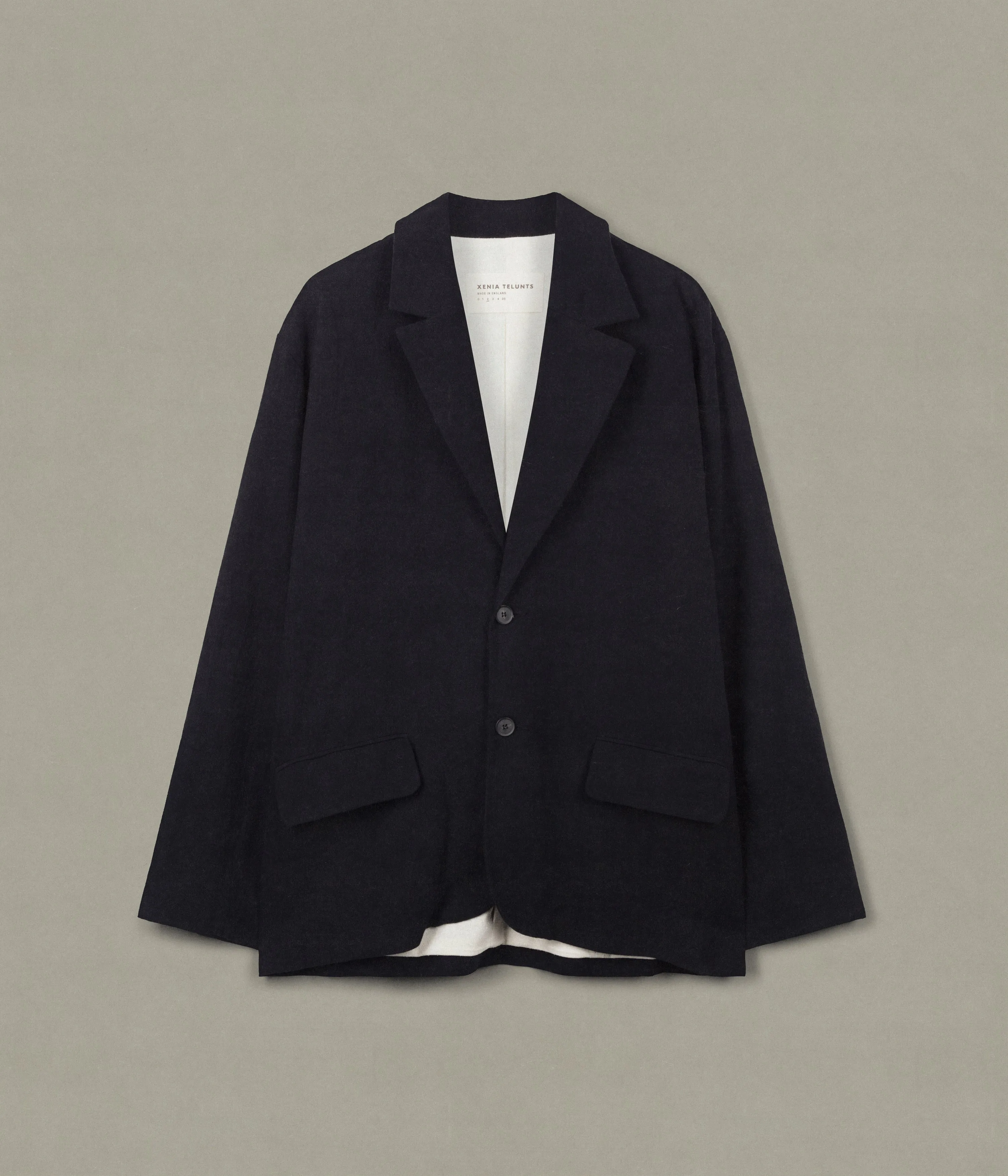 Cotton Blazer, Black