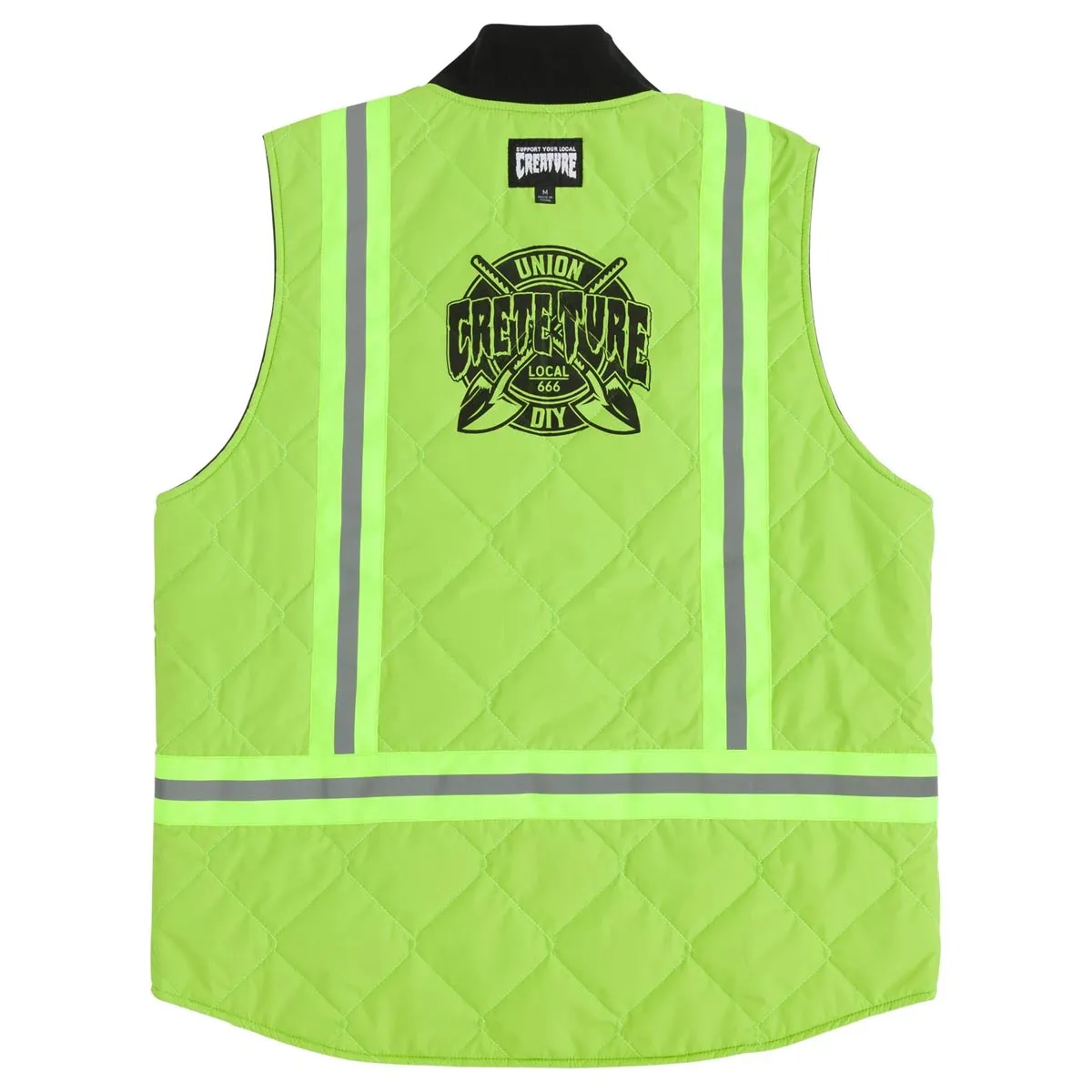 Creature Crete-Ture DIY Vest Jacket - Asphalt/Neon Green