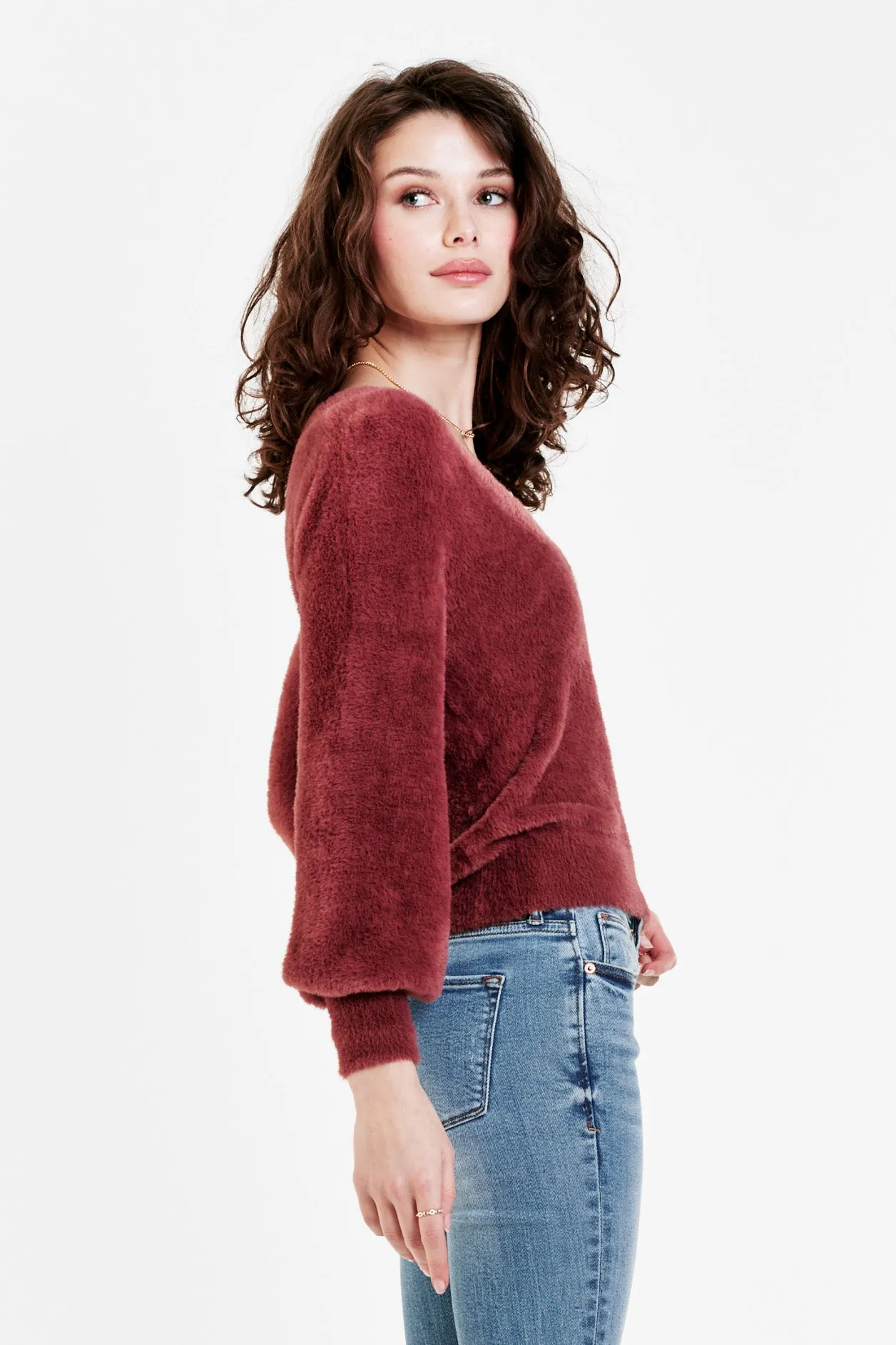 Dear John Valli Balloon Sleeve Sweater