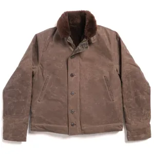 Deck Jacket - Brown Shearling