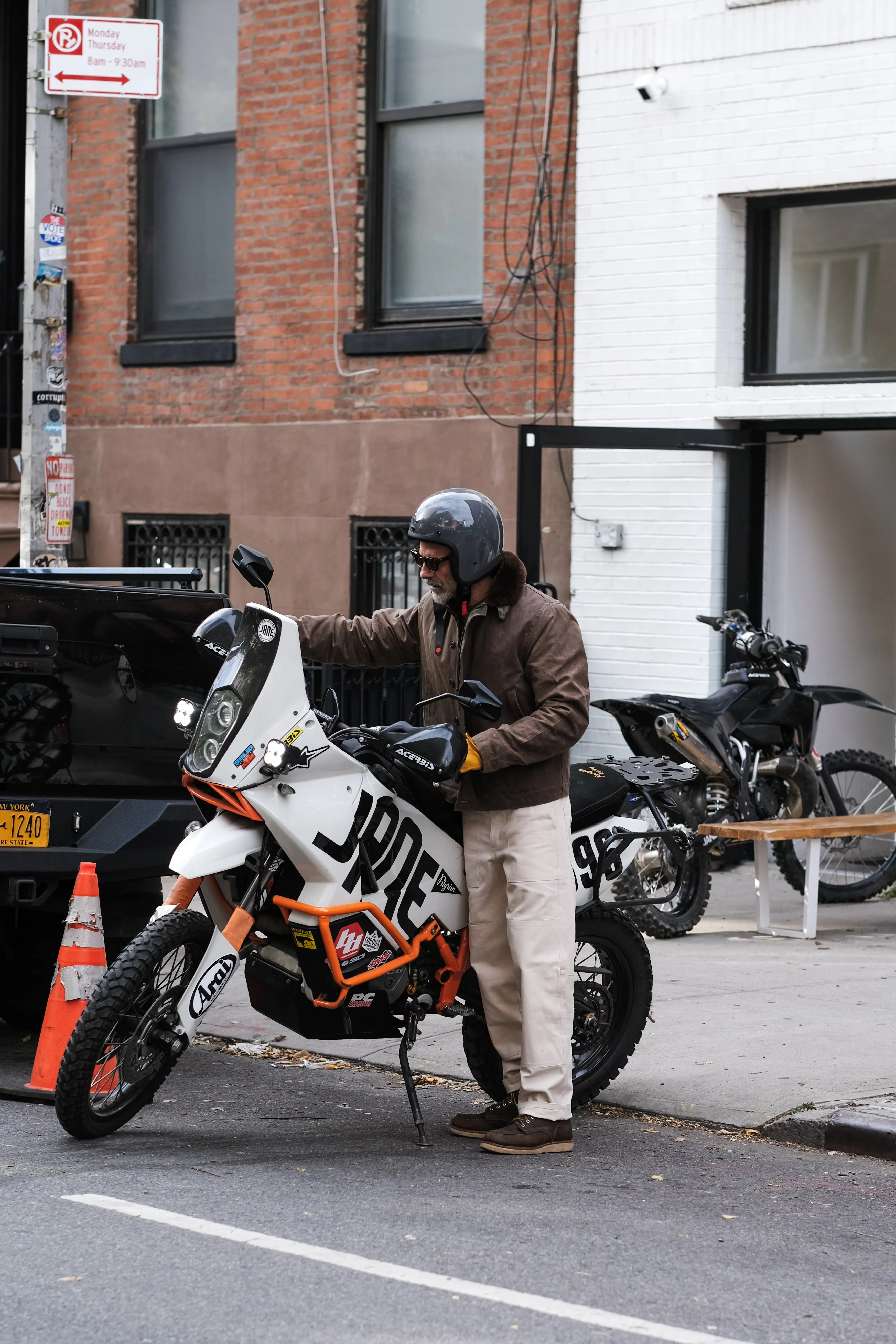 Deck Jacket - Brown Shearling