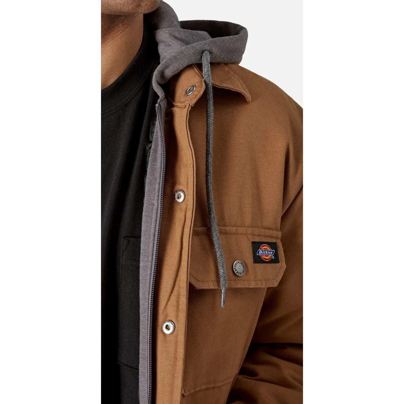 Dickies Duck Shirt Jacket  Brown Duck