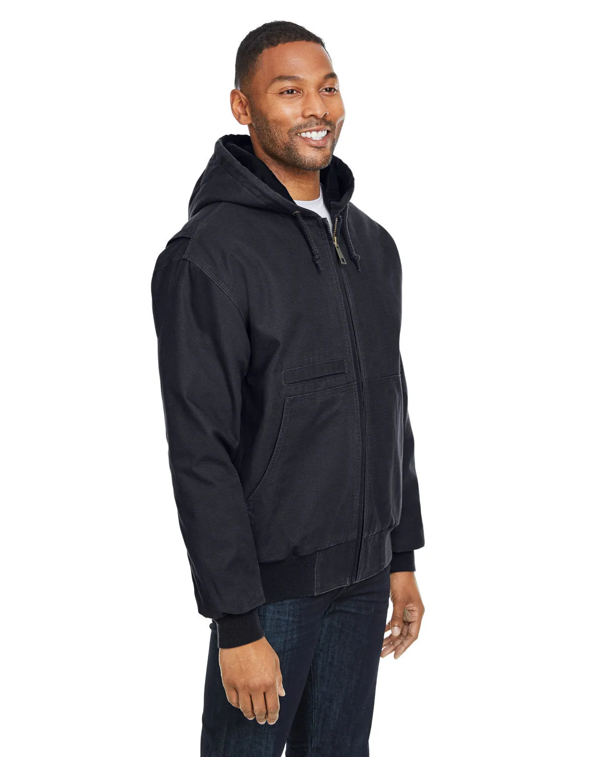 Dri Duck Men's Tall Laramie Canvas Hooded Jacket