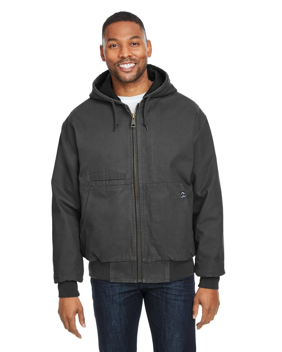 Dri Duck Men's Tall Laramie Canvas Hooded Jacket