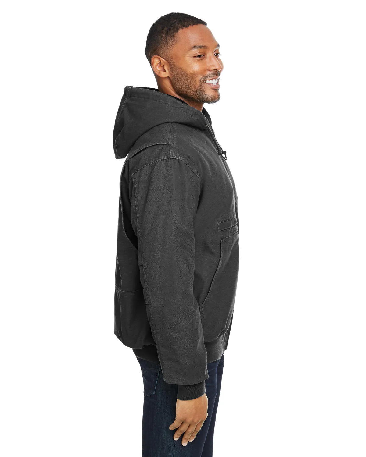 Dri Duck Men's Tall Laramie Canvas Hooded Jacket