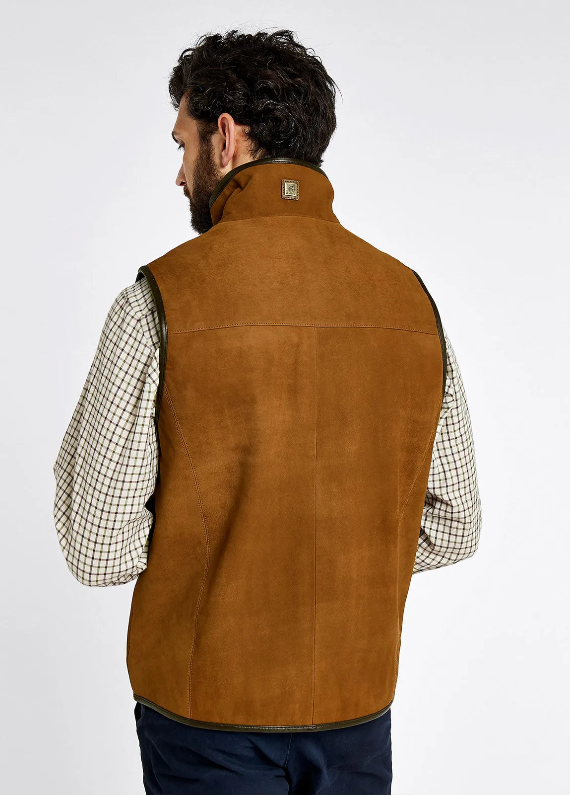 Dunhill Leather Vest - Tan