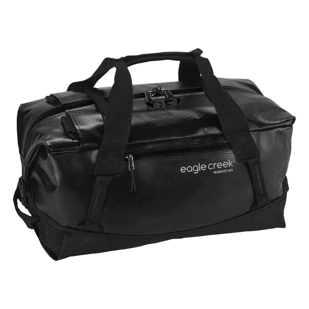 Eagle Creek Migrate 40L Ultra Tough Duffel/Backpack Bag - Black