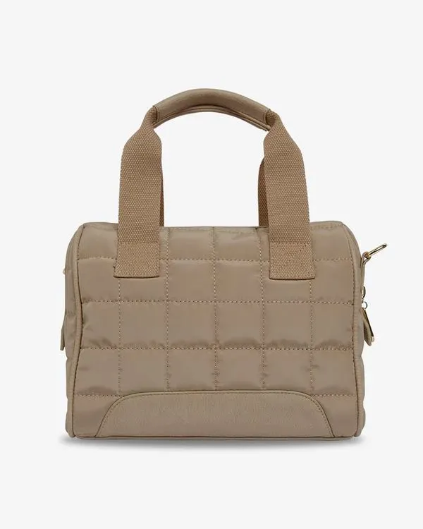 Elms & King Hartley Doctor's Bag Quilted - Taupe